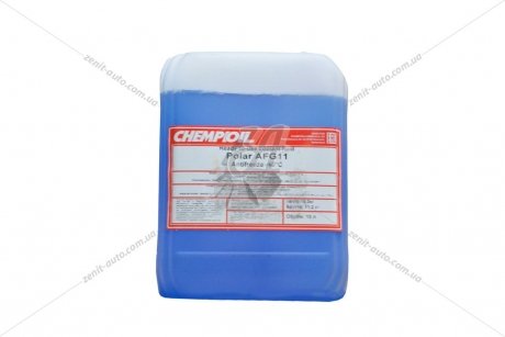 Антифриз Polar AFG11 (-40), 10л, син. Chempioil CH4311-10