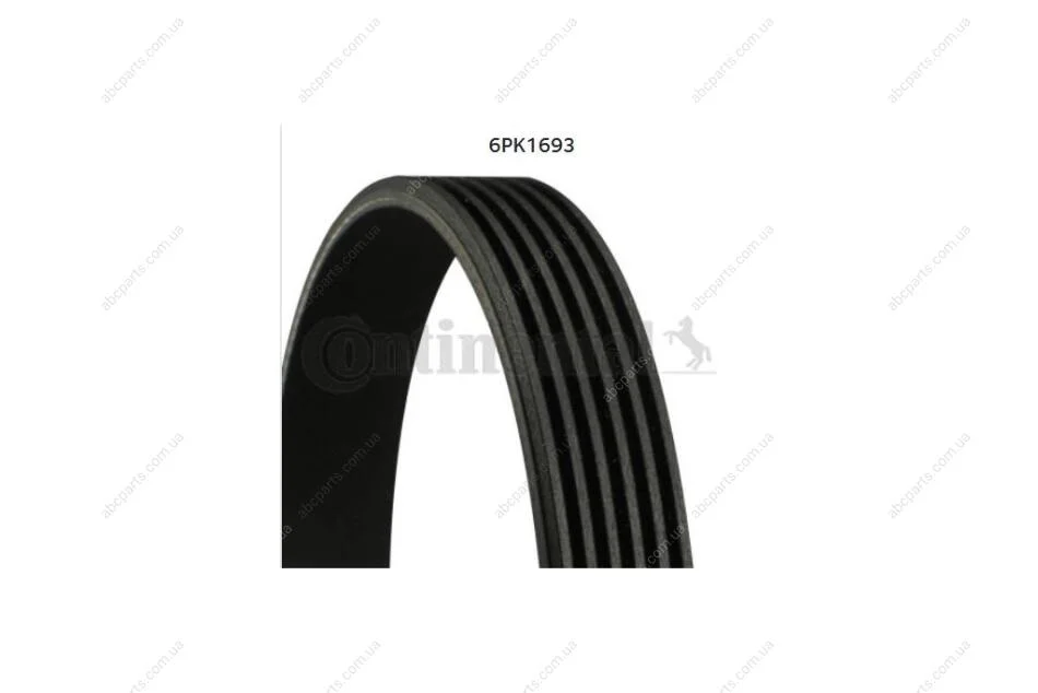 Ремінь поліклиновий Toyota Corolla 1,4i 1,6i 02>06 ContiTech Contitech 6PK1693 (фото 1)