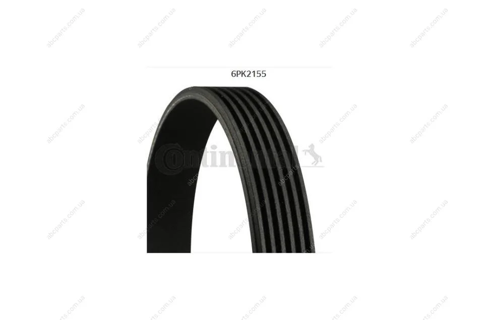 Ремінь поліклиновий Subaru Forester 2,0i 2,5i 13> ContiTech Contitech 6PK2155 (фото 1)