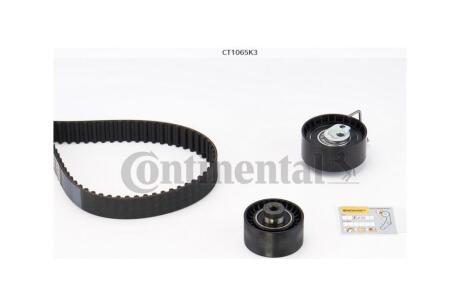 Комплект ременя ГРМ PSA С3, С4, С-Elysee, 301 1,6 vti, 307 308 Berlingo Partner I II Contitech CT1065K3