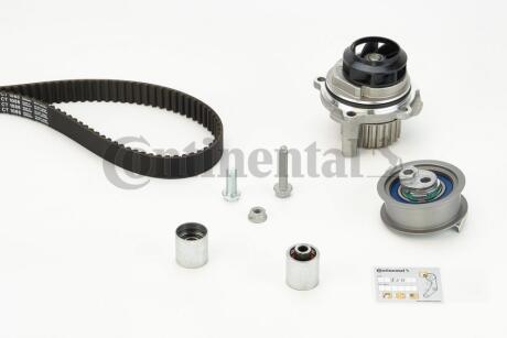 Комплект ременя ГРМ з помпою Skoda Octavia 2,0FSI 04>08, Golf V 2,0FSI 05>08, VW Jetta III 2,0FSI 05>08 Contitech CT1088WP4