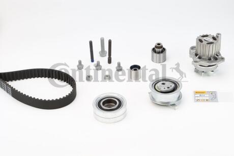 Комплект ременя ГРМ з помпою VW Golf VI 2,0TDI 08>12, Golf Plus 2,0TDI 05>12, Passat 1,6TDI 09>10, 10>14 Contitech CT1139WP2
