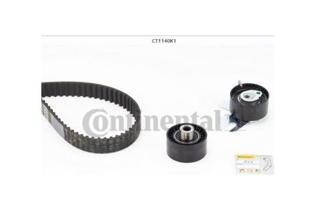 Комплект ременя ГРМ Ford Kuga 2,0TDCI 10>13, 13>, PSA Jumpy Scudo Expert 2,0HDI 11> Contitech CT1140K1