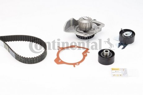 Комплект ремня ГРМ с помпой Ford Kuga 2,0 TDCI 10> 12, Kuga II 2,0TDCI 13>, PSA Jumpy Expert Scudo 2,0 HDI 10> Contitech CT1140WP1