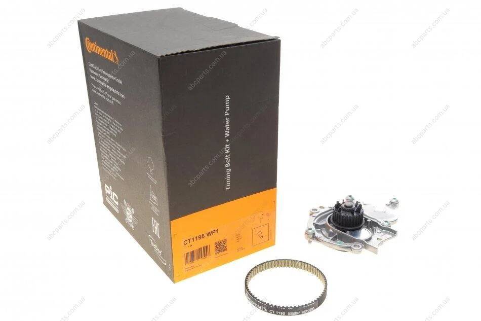 Комплект помпы с приводным ремнем Skoda Superb 1,8i 2,0TFSI 15>, Audi Q2 Q3 Q5 Q7 2,0TFSI 15> ContiTech Contitech CT1195WP1 (фото 1)