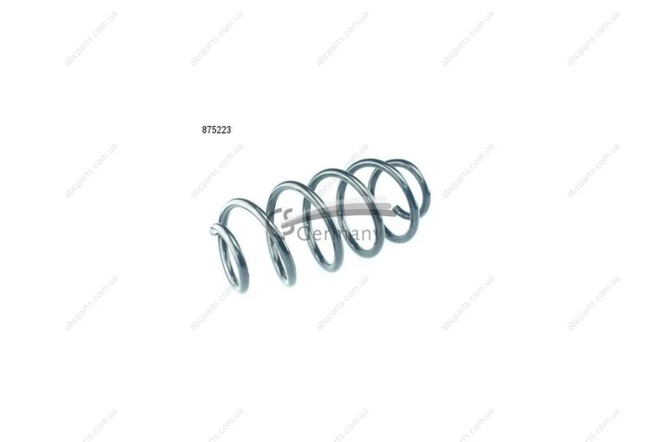 Пружина підвіски передня (кратно 2) Skoda Octavia II (04-13)/VW Golf Plus V, VI, Touran (03-) (14.875.223) CS Germany '14.875.223 (фото 1)
