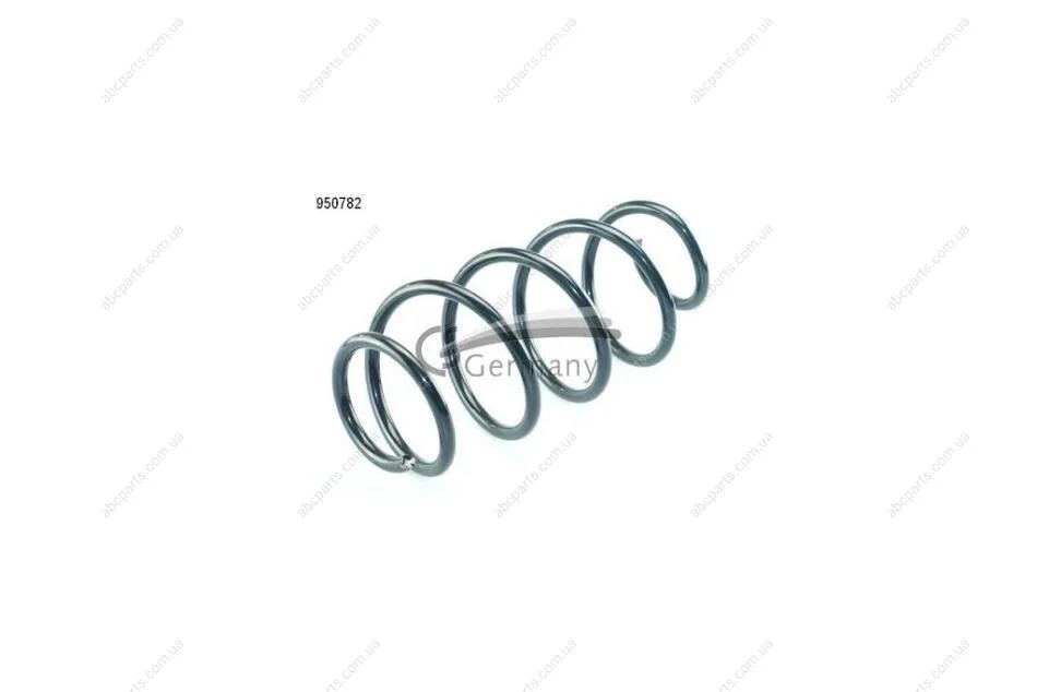 Пружина підвіски передня (кратно 2) (12.3mm L=350) VW Golf V/Octavia/Touran 1.4, 1.6, 1.9TDi (03-) (14.950.782) CS Germany '14.950.782 (фото 1)