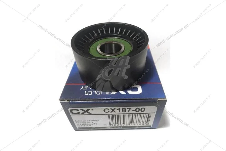 Ролик натяжителя приводного ремня Nissan Qashqai / Qashqai +2 I (J10, Jj10) (07-13) CX CX187-00 (фото 1)