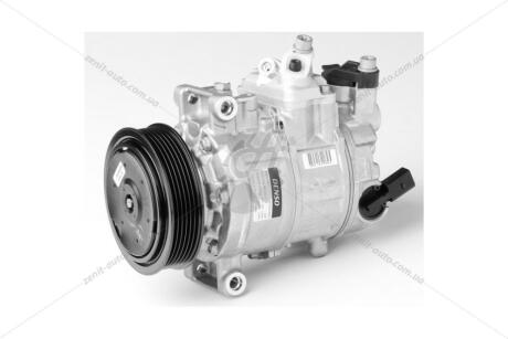 Компрессор кондиціонера VAG Octavia II 1,6i 1,4TSI 1,8TSI, Caddy III 1,9TDI 2,0SDI 04>10, Golf V 1,9TDI 2,0SDI DENSO DCP02030
