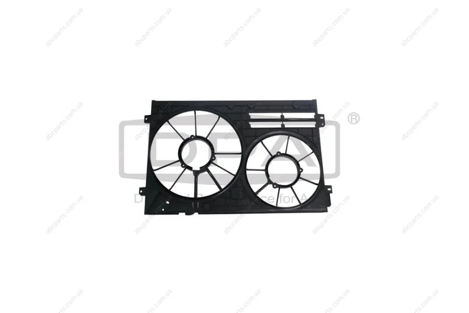 Дифузор вентилятора Skoda Octavia (04-13,14-) / VW Golf (04-), Jetta (06-), Passat (06-13) / Seat Leon (06-10), Toledo (05-09) DPA 11210808502 (фото 1)