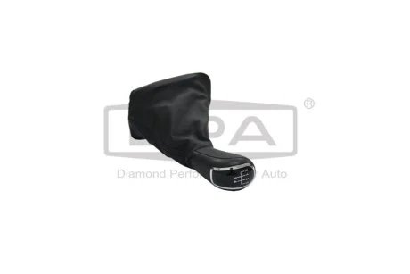 Ручка КПП із пильником чорний 5 ступ Skoda Fabia (00-04/05-08) DPA 77110006902