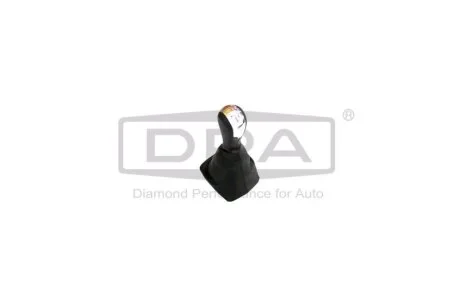 Ручка КПП із пильником чорний 5 ступ (хромова ручка) Skoda Octavia (04-08) DPA 77111249002