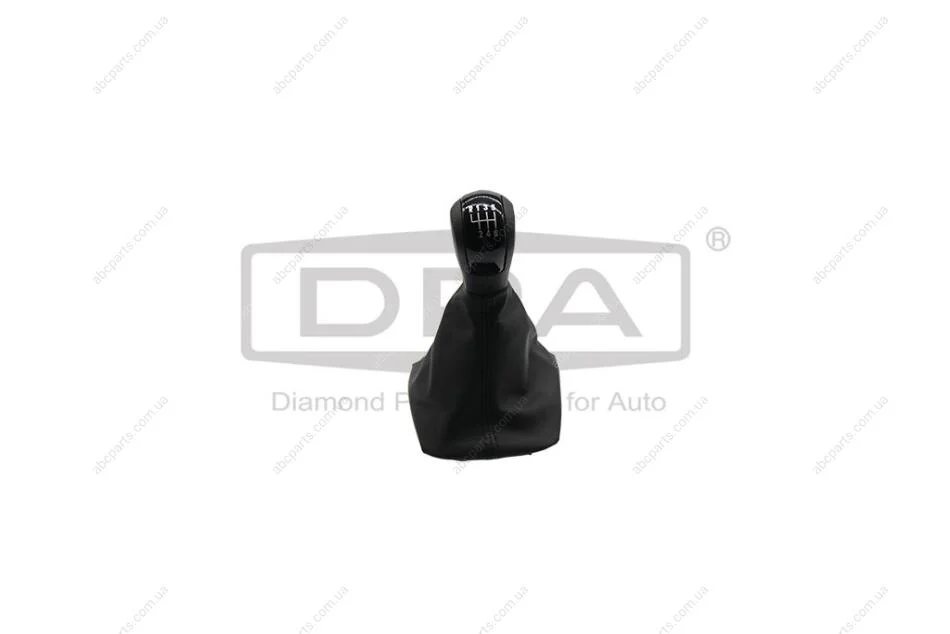 Ручка КПП з пильником чорний 6 ступ Skoda Octavia (04-08) DPA 77111639702 (фото 1)