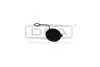 Крышка буксирной проушины передняя левая VW Touareg (7P5, 7P6) (10-) DPA 88071255702 (фото 1)