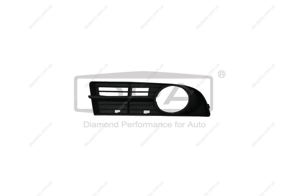 Решетка противотуманной фары с отверстием правая VW Caddy III (04-15), Touran (1T1, 1T2) (03-10) DPA 88530739902 (фото 1)