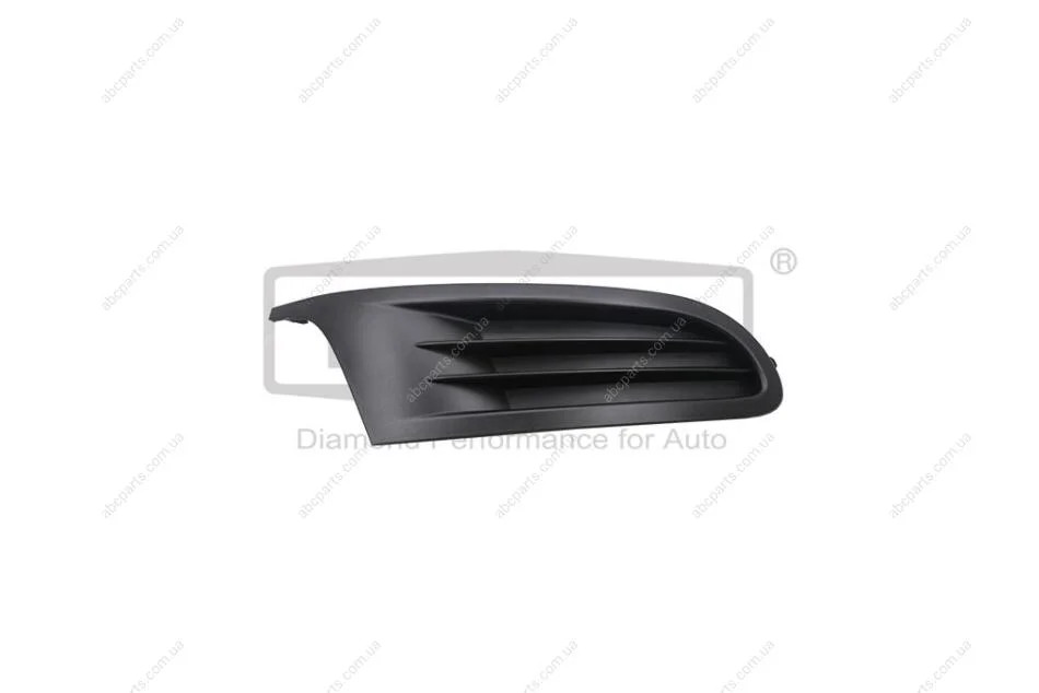 Решетка противотуманной фары правая без отверстия VW Golf (08-13) DPA 88531176102 (фото 1)