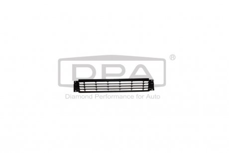 Решетка радиатора нижняя средняя (черная) VW Polo (09-14) DPA 88531691702