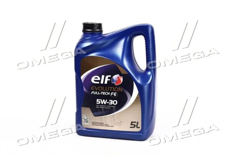 Масло ДВС 5W30 5 л FULLTECH FE Evolution Elf ELF '213935 (фото 1)