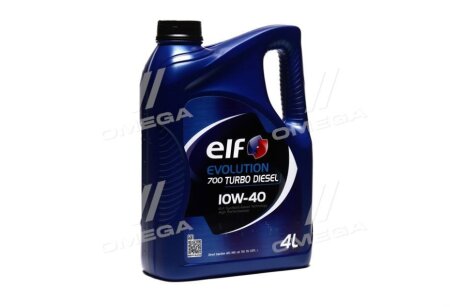 Масло ДВС 10W40 4 л Turbo Diesel Evolution ELF '216673