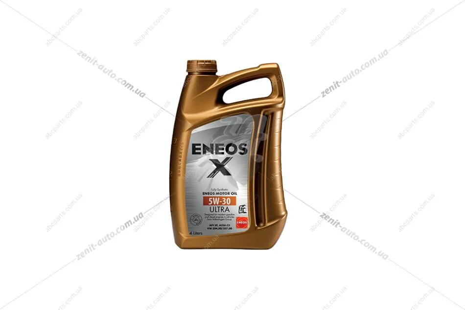 Масло ДВС 5W-30 ENEOS X ULTRA API SP/SN Plus, ACEA C3, VW 504.00/507.00, 4л, синт. Eneos EU0025301N (фото 1)