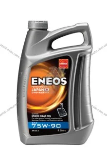 Олива трансміс.75W-90 ENEOS GEAR OIL API GL-5, 4л, синт. Eneos EU0080301N