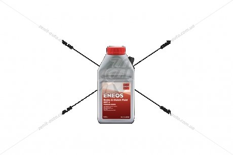 Тормозная жидкость BRAKE & CLUTCH FLUID DOT4, 0,5л, синт. Eneos EU0306297