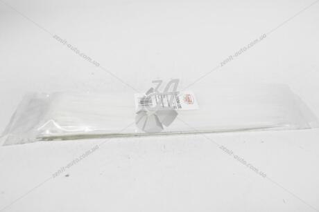Хомут пластиковий (3,6х250) білий (упак-100шт) EuroEx '25036MMW100