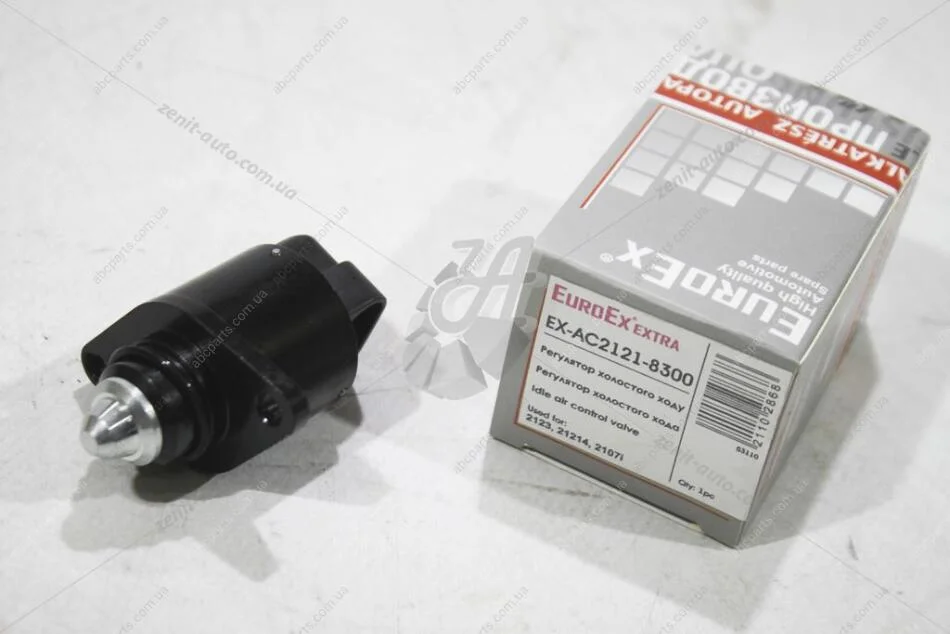 Регулятор холостого хода 21214 /2123 инж (наконечник металл) EuroEx EX-AC2121-8300 (фото 1)