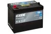 АКБ 6СТ-75 L+ (пт630) (необслуг) Asia Premium Exide EXIDE EA755 (фото 1)
