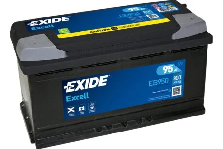 АКБ 6СТ-95 R+ (пт800) (необслуж) EXCELL Exide EXIDE EB950