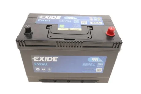 АКБ 6СТ-95 R+ (пт760) (необслуг) Asia EXCELL Exide EXIDE EB954