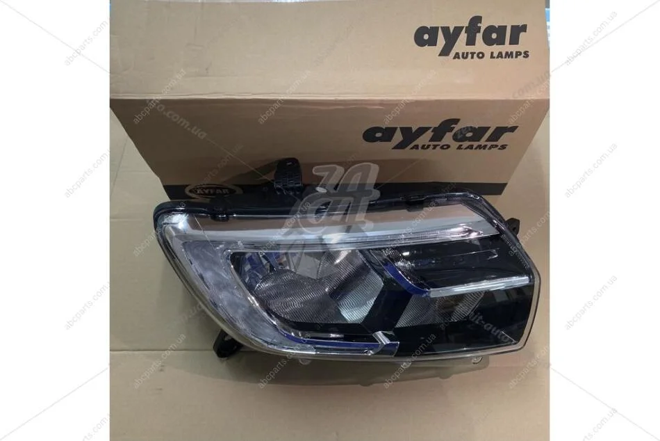 Фара передняя правая (AYFAR) LED, мех. регулировка Renault Logan Sandero II (AYF-404534) EXXEL 'AYF-404534 (фото 1)