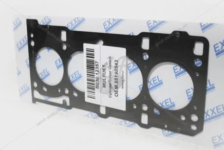 Прокладка ГБЦ (0.72mm) FIAT FIORINO 1.3D, OPEL ASTRA 1.3D, SUZUKI SWIFT 1.3D EXXEL B030.12357