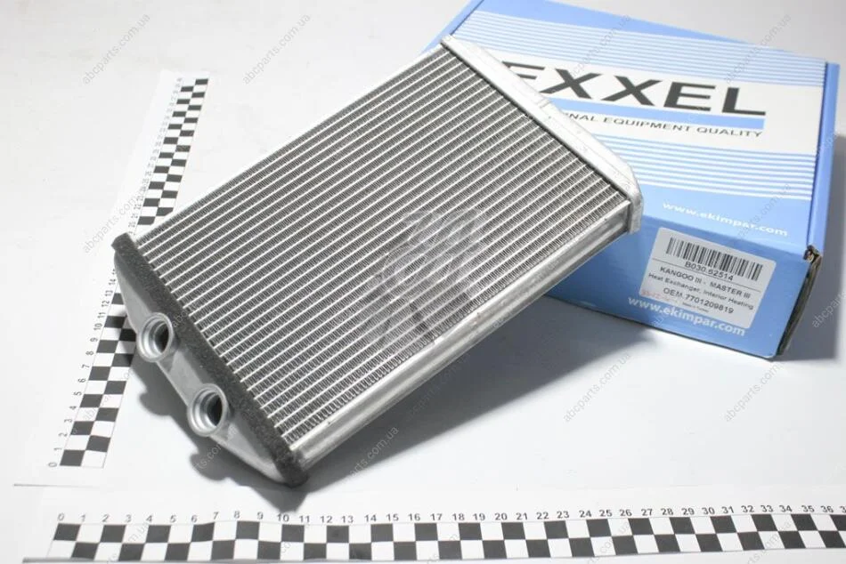 Радіатор пічки Renault Kangoo, Express, Master III/Opel Movano B (08-) EXXEL B030.62514 (фото 1)