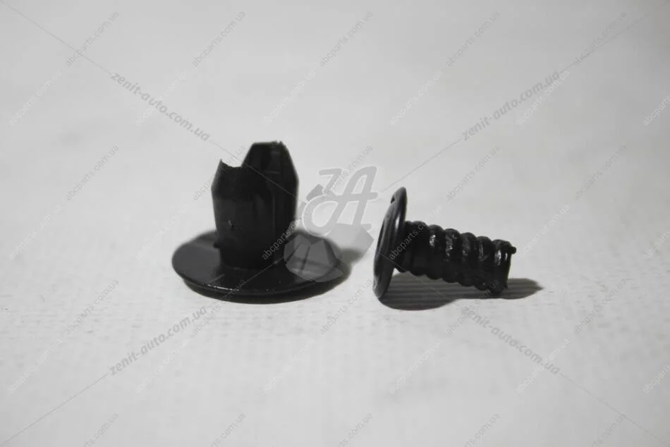 Клипса (КРАТНО 2ШТ.) обшивки двери VW T4, CADDY, GOLF (-03) (черная) EXXEL B030.86207 (фото 1)
