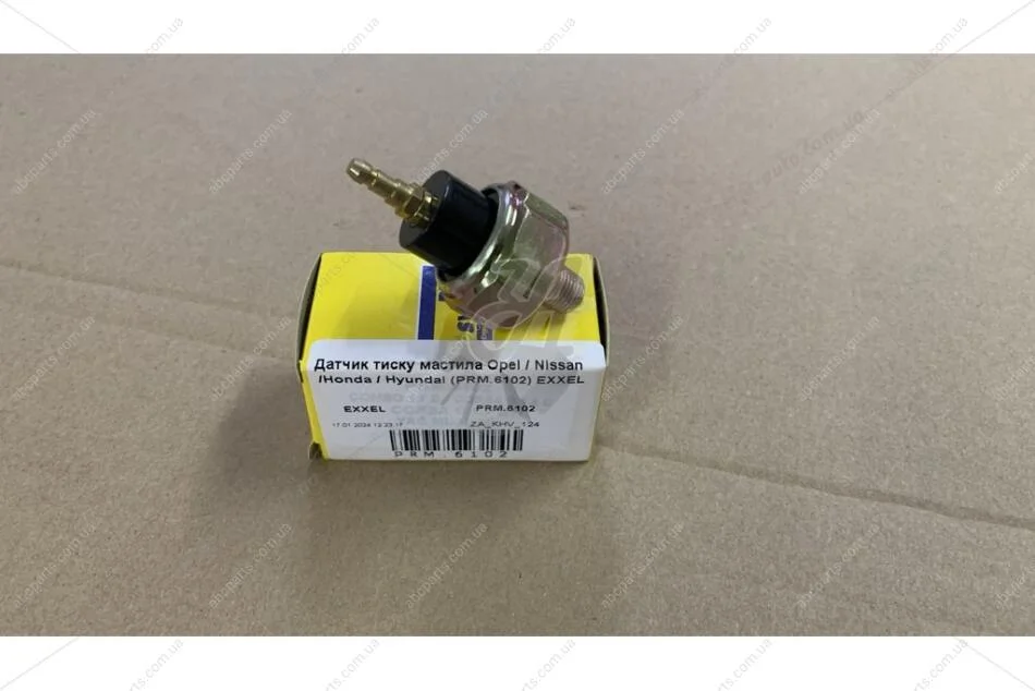 Датчик тиску мастила Opel / Nissan /Honda / Hyundai (PRM.6102) EXXEL 'PRM.6102 (фото 1)