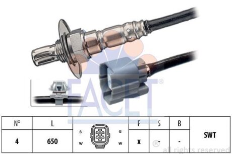 Датчик кисню (лямда-зонд) Subaru Forester III (05-), Impreza II, III (01-) 1.5i, 2.0i (10.8223) FACET '108223