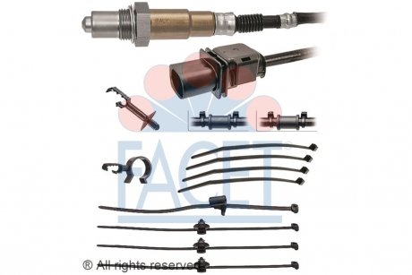 Датчик кислорода (лямбда-зонд) (5 конт./1200 мм) T5 2.5TDi 03-/ T6/Amarok 10- 2.0TDi FACET 10.8425