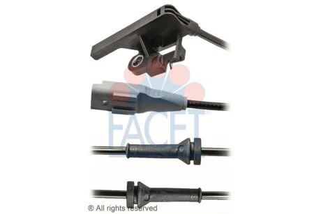 Датчик ABS Peugeot 307/CC 00- задній Л/Пр Facet FACET 21.0028