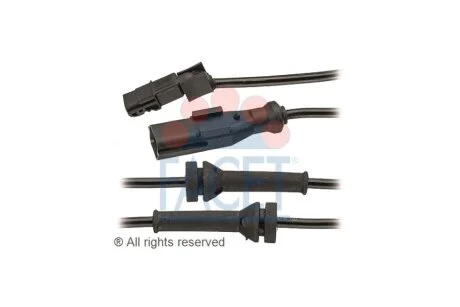 Датчик ABS Renault MEGANE II,SCENIC II,GRAND SCENIC II 02- задній Л/Пр Facet FACET 21.0053