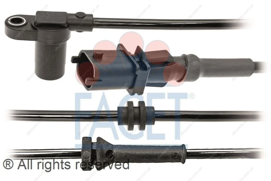 Датчик ABS передній Combo/Corsa C 01- (510 мм) Facet FACET 21.2048 (фото 1)