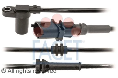 Датчик ABS передній Combo/Corsa C 01- (510 мм) Facet FACET 21.2048