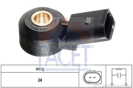 Датчик детонации Audi/VW/Skoda/Seat 1.0-3.2 TFSi (9.3144) FACET '93144