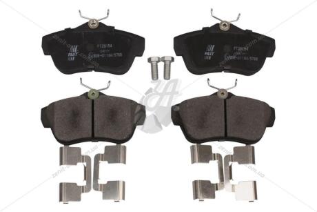 Фото 1 - колодки тормозные зад. Fiat Scudo/Peugeot Expert/ Citroen Jumpy 1.6/2.0 MJTD (07-) без датчика FAST FT29154 Колодки тормозные зад. Fiat Scudo/Peugeot Expert/ Citroen Jumpy 1.6/2.0 MJTD (07-) без датчика FAST FT29154 (фото 1)