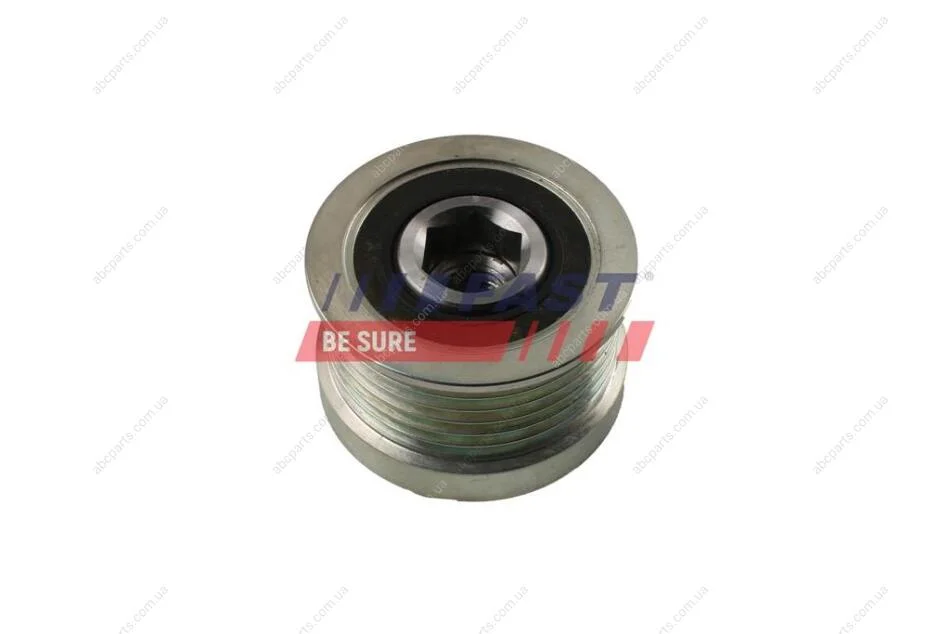 Шкив генератора Fiat 500, Doblo, Ducato/Ford/Opel/Jeep/Mazda 1.6 D, 2.0 D (03-) Fast FAST FT45649 (фото 1)