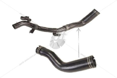 Патрубок интеркуллера левая нижняя Fiat Doblo 1.3JTD (00-) (05-) FAST FT61719