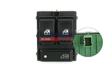 Кнопка склопідйомника подвійна Fiat Ducato (06-)(14-) FAST FT82241