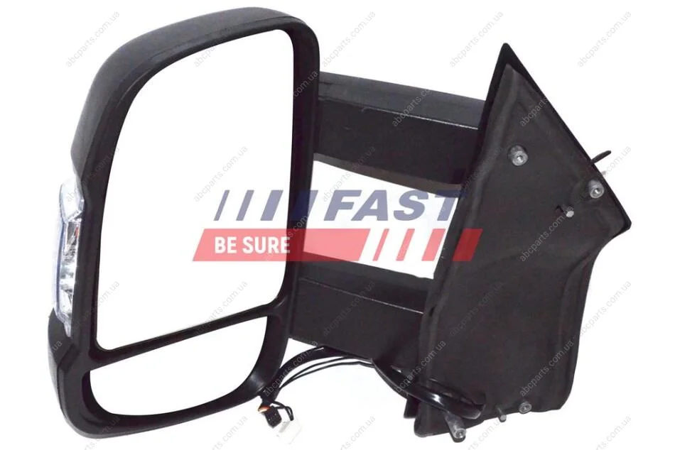 Дзеркало лів.з підігрівом Fiat Ducato (06-)(14-)+датчик 8 PIN + 2 PIN Fast FAST FT88168 (фото 1)