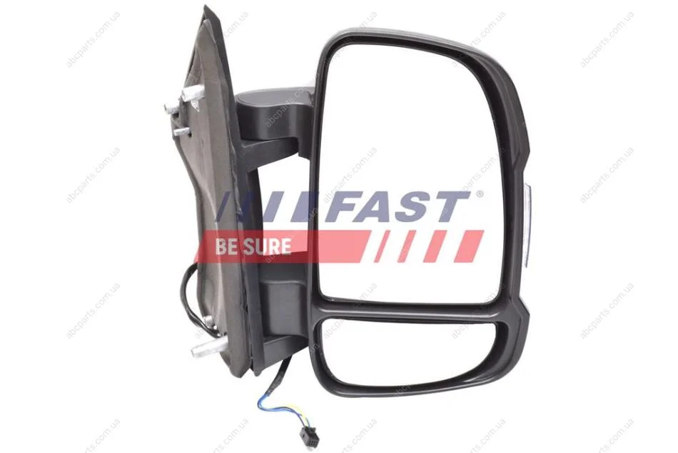 Дзеркало праве з підігрівом Citroen Jumper/Fiat Ducato/Peugeot Boxer 06 - (довгий кронштейн) 8 PIN Fast FAST FT88263 (фото 1)
