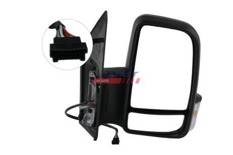 Дзеркало електр. коротке прав Mercedes Sprinter 906 (06-) з підігрівом 6 PIN FAST FT88338